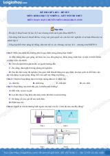 Đề thi giữa kì 1 KHTN 6 Kết nối tri thức - Đề số 5